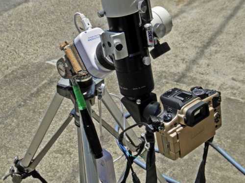 コンパクト赤道儀「ナノトラッカー」で星を撮ってみた コンパクト赤道儀「ナノトラッカー」で星を撮ってみた